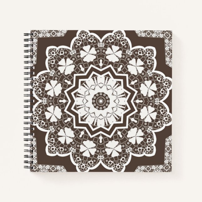 White lace notebook (Front)