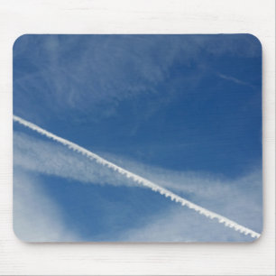 white lace on the sky mouse pad
