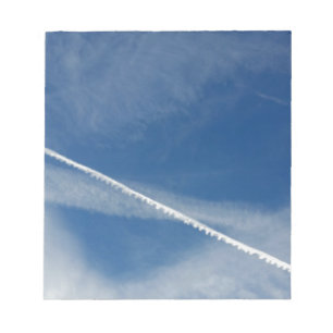 white lace on the sky notepad