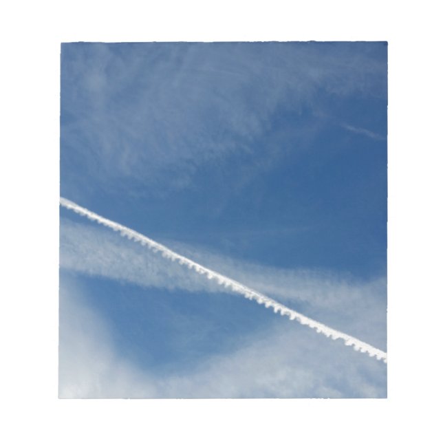 white lace on the sky notepad (Front)