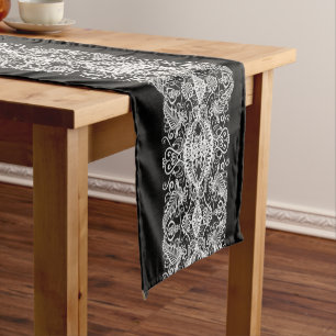 White Lace  Short Table Runner