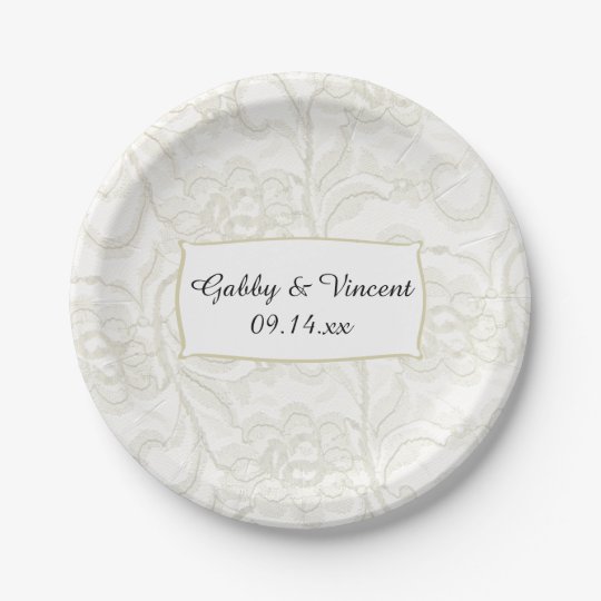 lace paper plates