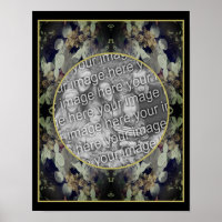 White Lacecap Hydrangea Frame Add Your Photo