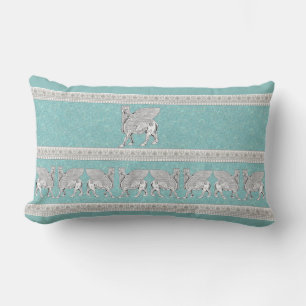 White Lamassu Lumbar Cushion
