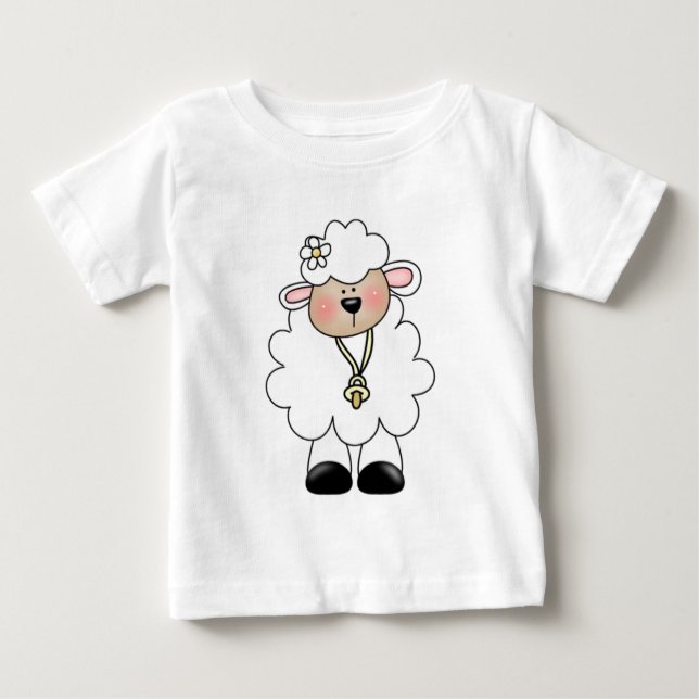 White Lamb Tshirts and Gifts (Front)