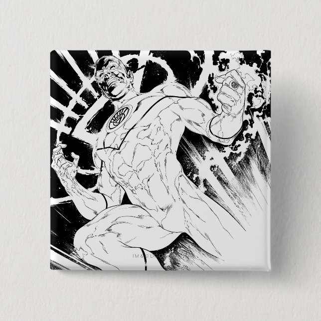 White Lantern Corps 15 Cm Square Badge (Front)