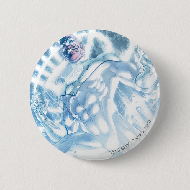 White Lantern Corps - Colour 6 Cm Round Badge (Front)