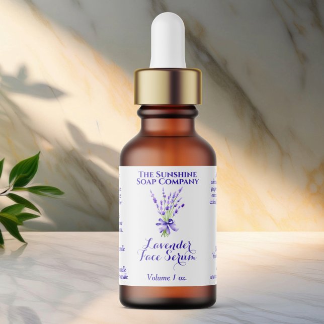 White Lavender Dropper bottle label 2.375 x 1.25 (Creator Uploaded)