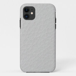 White leather iPhone 11 case