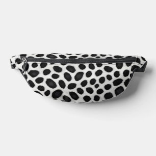 White Leopard Elegant Modern Luxury Collection Bum Bags