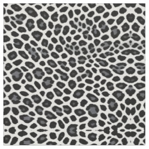 White Leopard Elegant Popular Luxury Collection Fabric