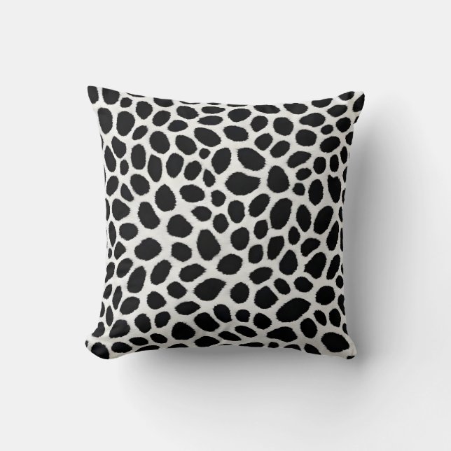 White Leopard Elegant Trendy Luxury Collection Cushion (Front)