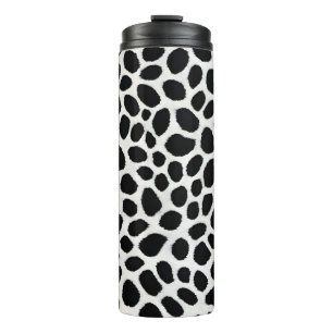 White Leopard Elegant Trendy Luxury Collection Thermal Tumbler