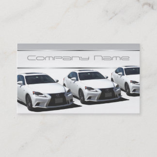 White Lexus Business Cards