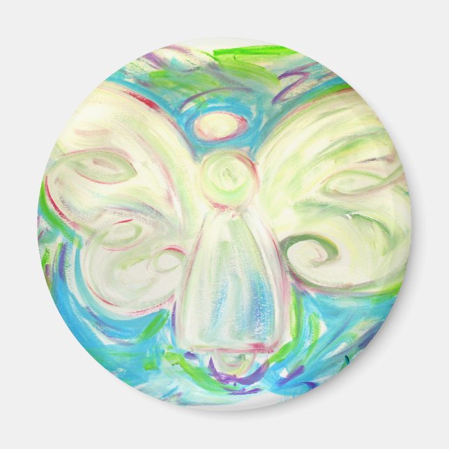 White Light Angel Magnet (Front)