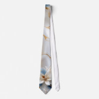 White & light-blue Silky Flowers on a Silk look 