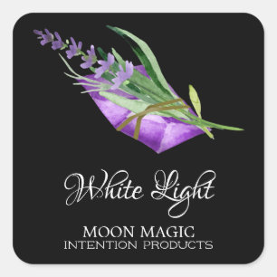 White Light Intention Candle Labels
