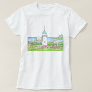 White Lighthouse Womens Tshirt