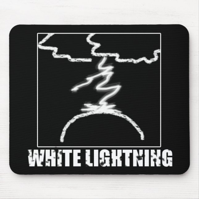 White Lightning Mousepad (Front)