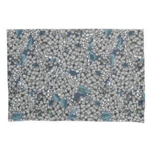 White Lilac garden Pillowcase