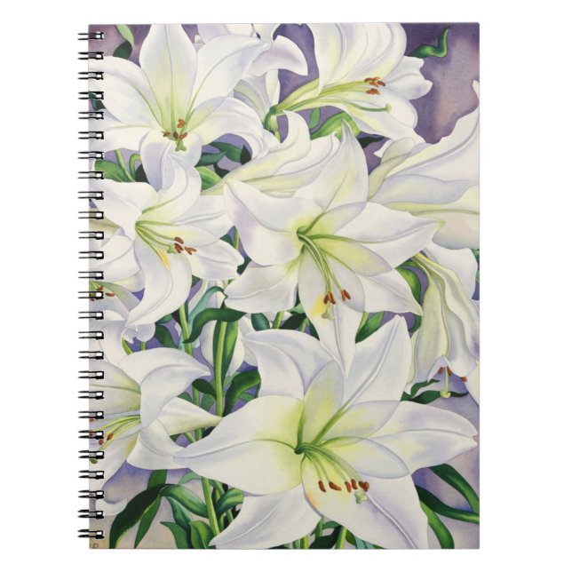White Lilies 2008 Notebook (Front)