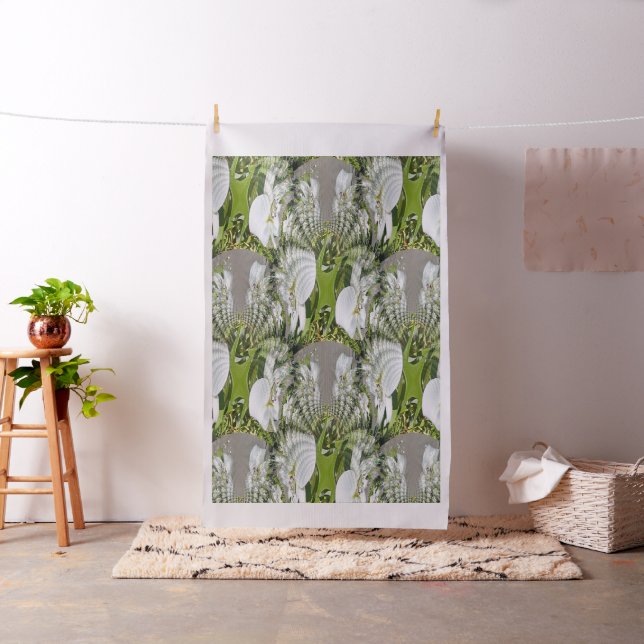 White Lilies....... Fabric (In Situ)
