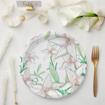 White Lilies Illustration