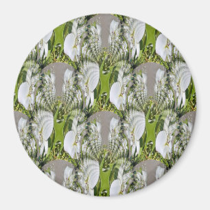 White Lilies....... Magnet