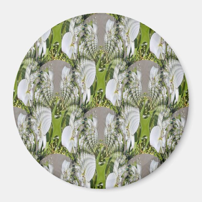 White Lilies....... Magnet (Front)