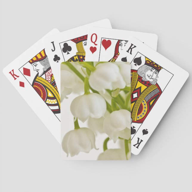 White Lilies Playing Cards (Back)