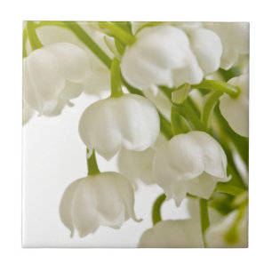 White Lilies Tile