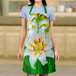 White Lily Apron