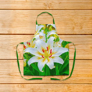 White Lily Apron