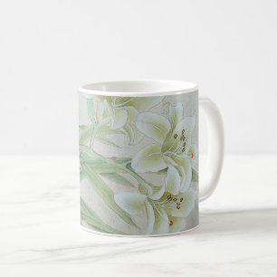 White Lily Coffee Mug
