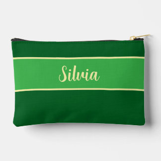 White Lily Floral Accessory Pouch