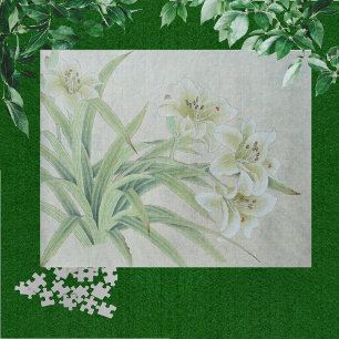 White Lily Jigsaw Puzzle