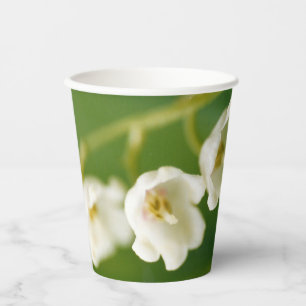 White Lily of the valley (Convallaria majalis) Paper Cups