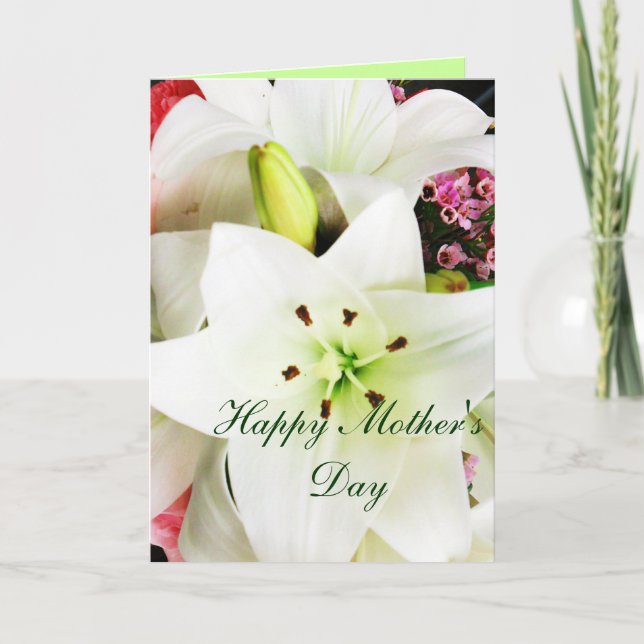 White Lilys_ Card (Front)
