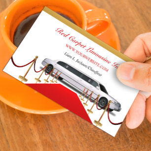White Limousine Business Card