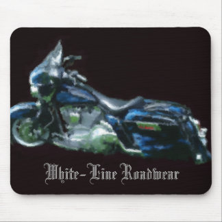 White-Line Mousepad