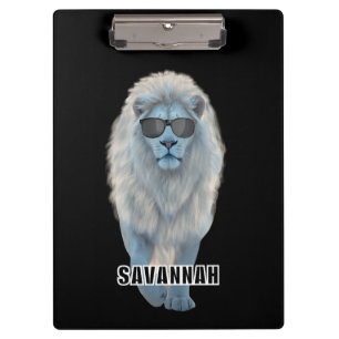 White lion clipboard