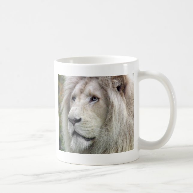 White lion coffee mug (Right)