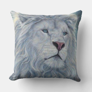 White Lion Cushion