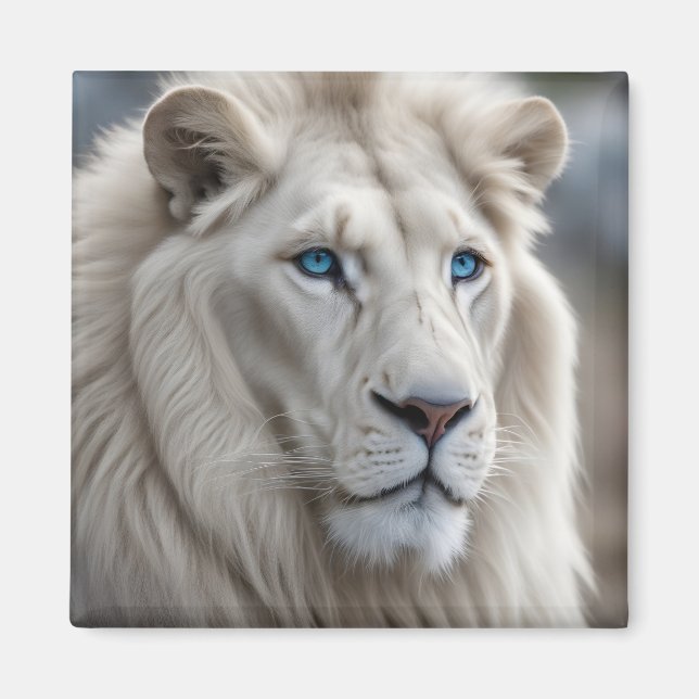 White Lion Magnet (Front)