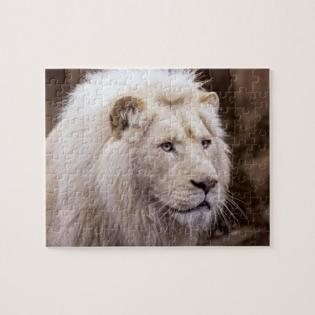 White Lion Photo Jigsaw Puzzle (Horizontal)
