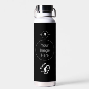 White Lioness Queen of the Hunt Water Bottle