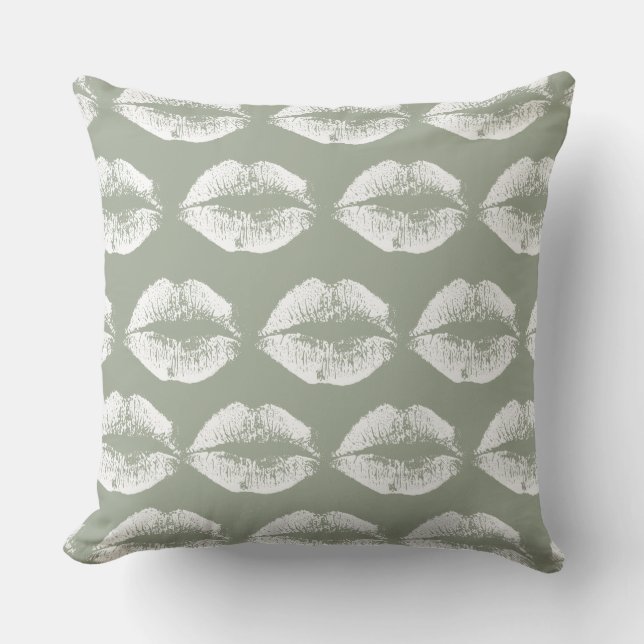 White Lips #22 Cushion (Front)