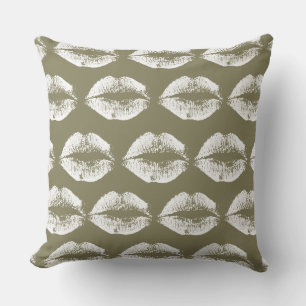White Lips #23 Cushion