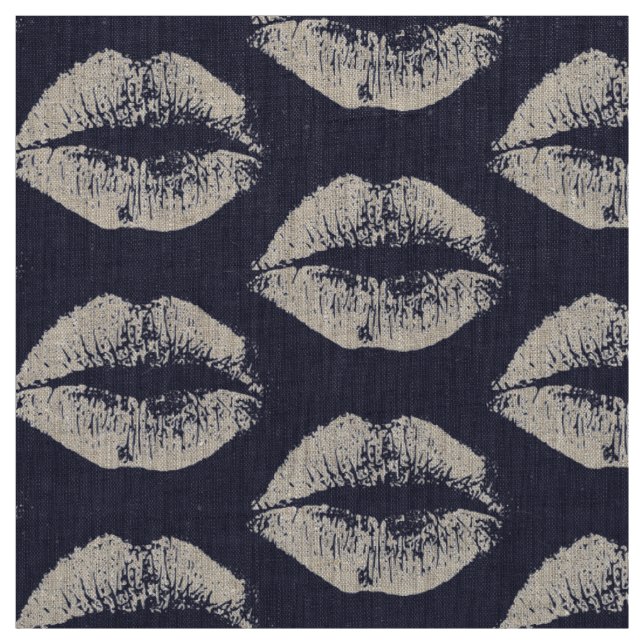 White Lips #8 Fabric (Swatch)