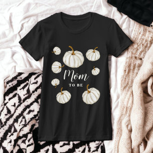 White Little pumpkin fall baby shower T-Shirt
